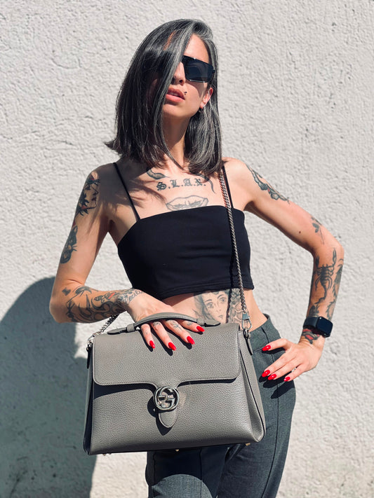 Tracolla Gucci Interlocking