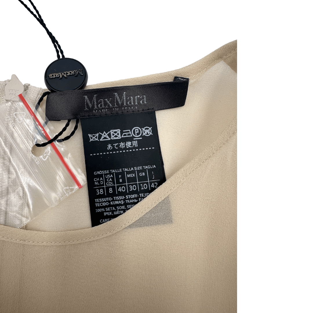 Chemise in seta Max Mara con stola tg 42