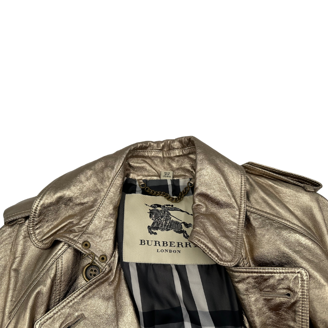 Trench Burberry oro tg 40