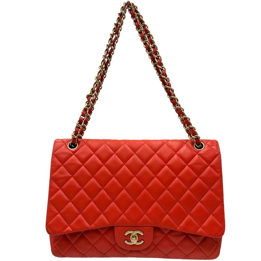Borsa Chanel Maxi Lambskin Single Flap