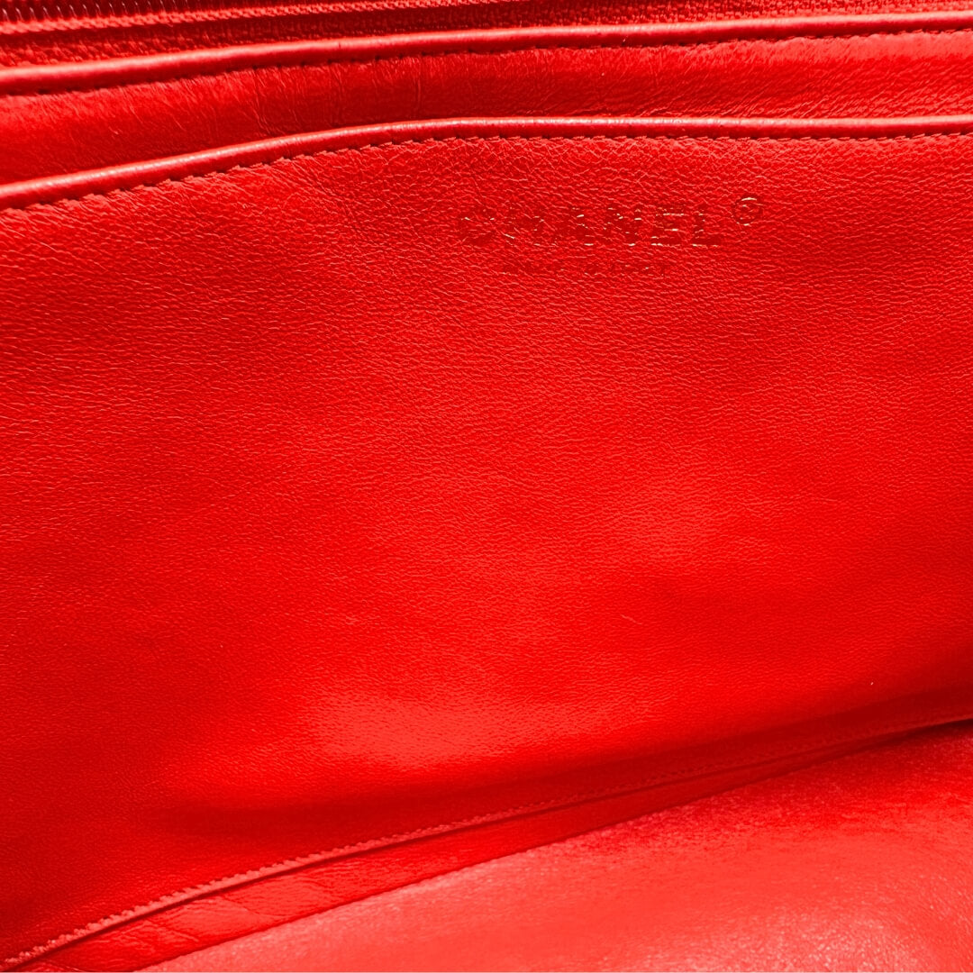 Borsa Chanel Maxi Lambskin Single Flap