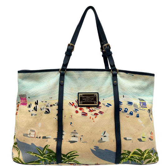 Louis Vuitton Blue Ailleurs Cabas Promenade GM