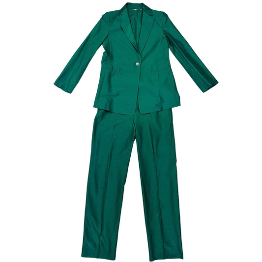 Tailleur giacca e pantalone in seta Max Mara Tg 42