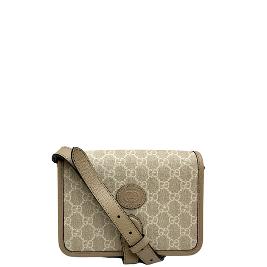 Borsa Gucci in canvas beige GG