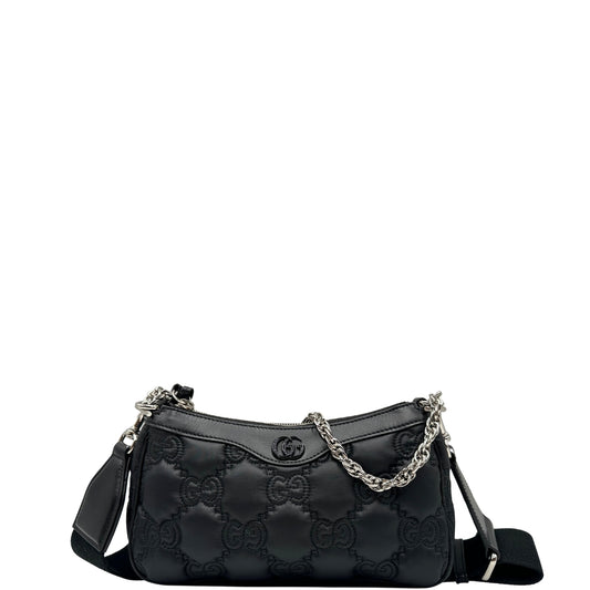 Tracolla Gucci GG Matelassé nera