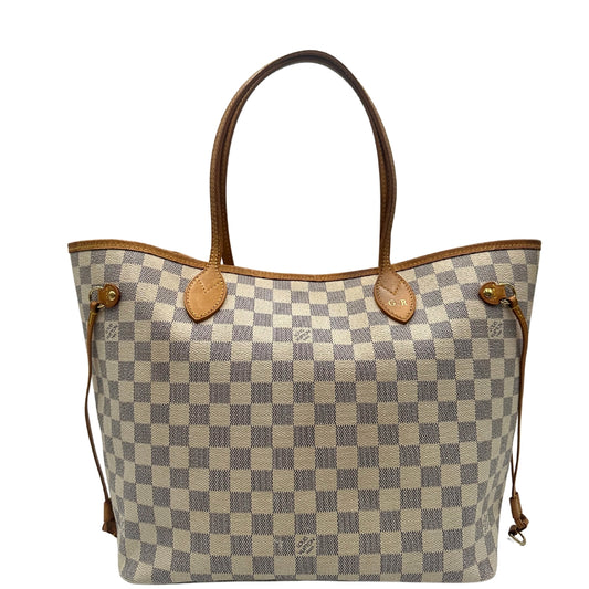 Neverfull MM Damier Azur Louis Vuitton personalizzata