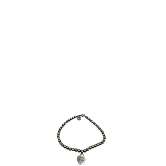 Bracciale Heart Tag Tiffany&Co. della collezione Return To Tiffany in argento 925 con ciondolo cuore. Completo di sacchetto antipolvere, di lusso, originale, ottime condizioni, usata.