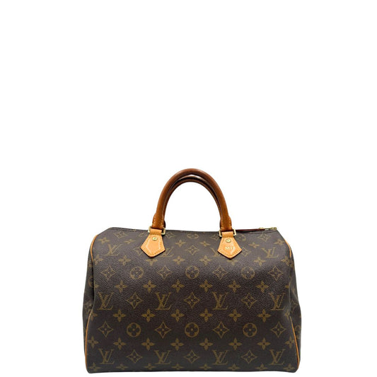 front Borsa lv in canvas marrone monogram, di lusso, originale, usata, ottime condizioni.