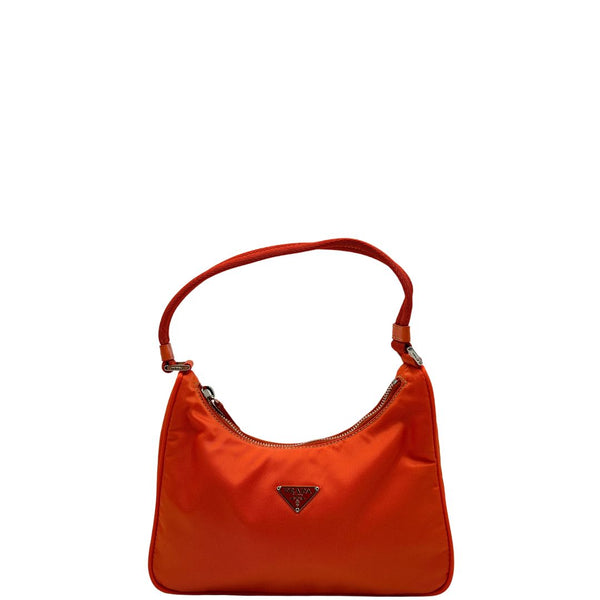 Borsa a spalla Prada nylon arancione