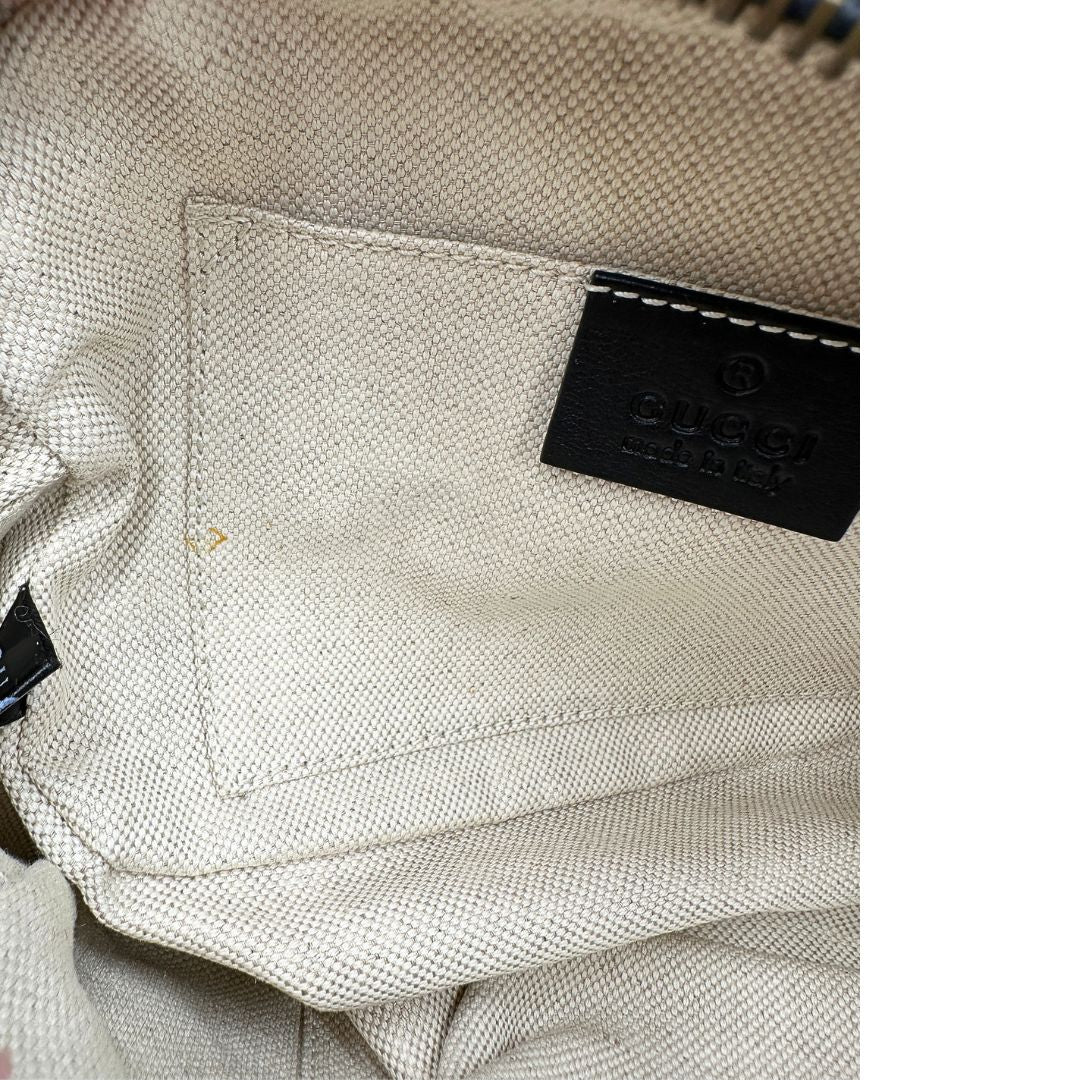 Camera bag Gucci Bamboo microguccissima