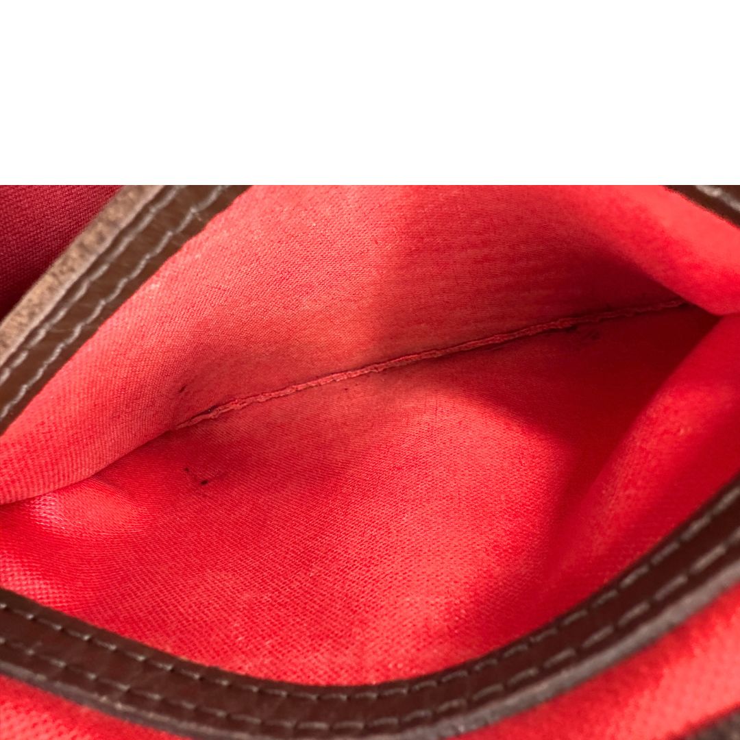 interno Bauletto Speedy 35 LV in canvas Damier Ébène
