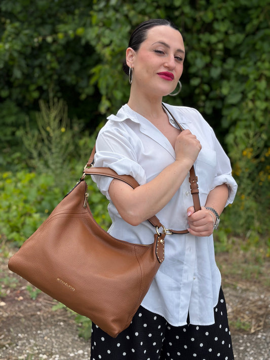 Hobo Aria Michael Kors cammello