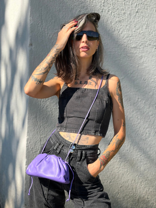 Pouch Bottega Veneta viola