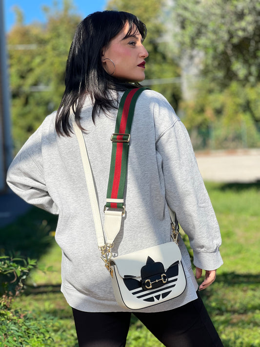 Tracolla Horsebit Gucci x Adidas