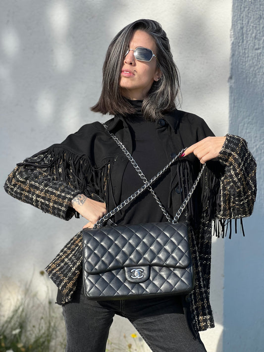 Borsa Chanel Timeless Classique nera