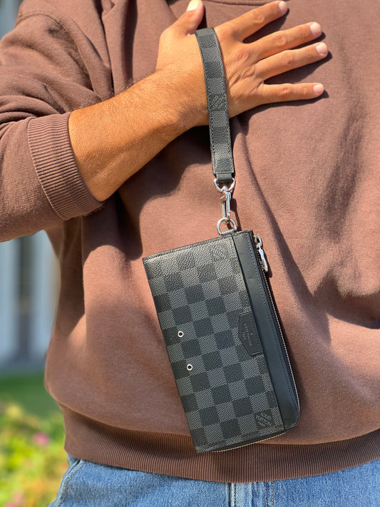 Portafoglio Zippy Dragonne Damier Graphite