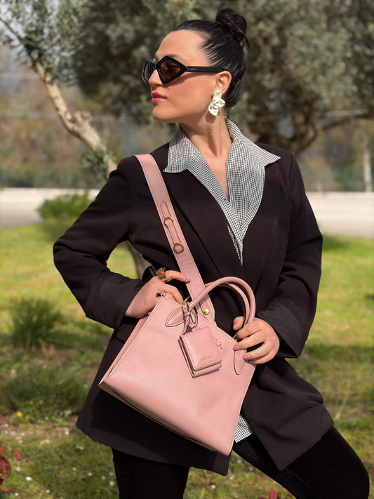 Borsa Prada Monochrome rosa