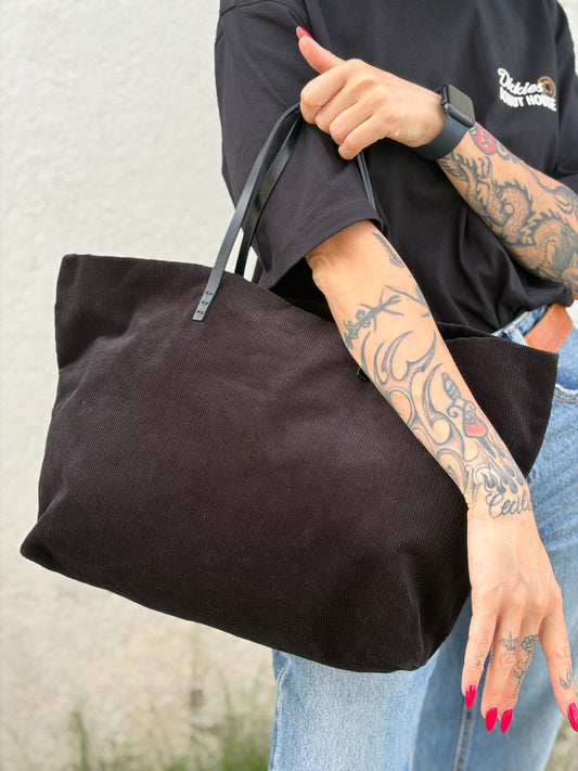 Shopper Fendi velluto