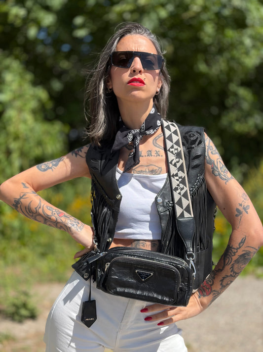 Prada Antique in nappa nera