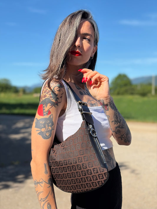 Borsa Fendi Oyster zucchino