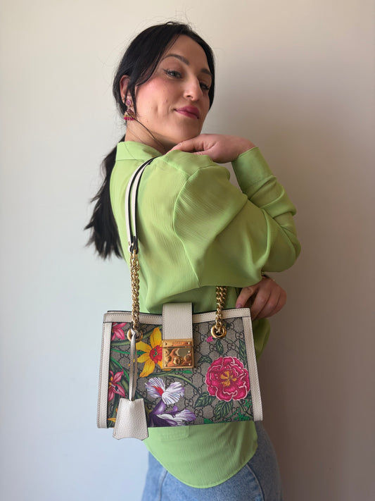 Gucci Padlock Flora