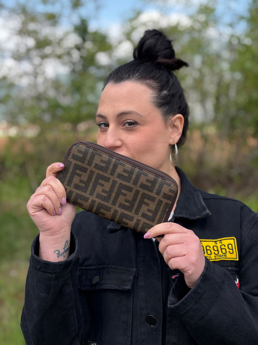 Portafoglio Fendi Zucca