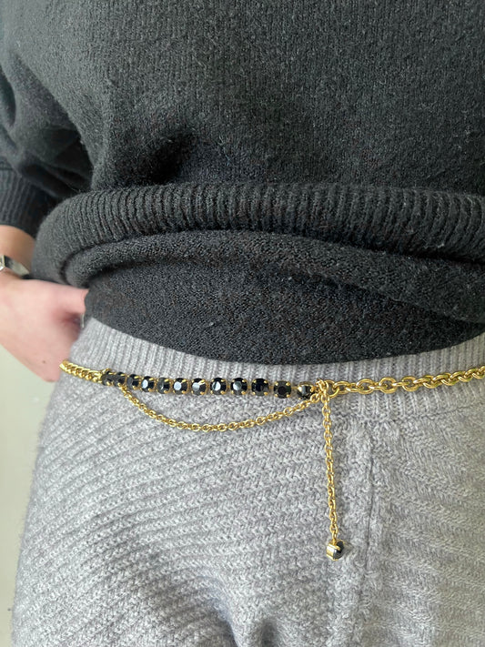 Cinta D&G con strass di cristallo