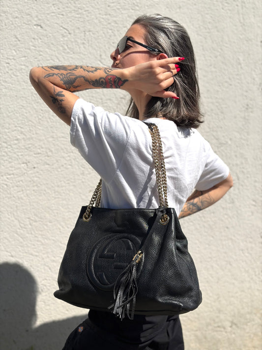 Shopper Gucci Soho nera