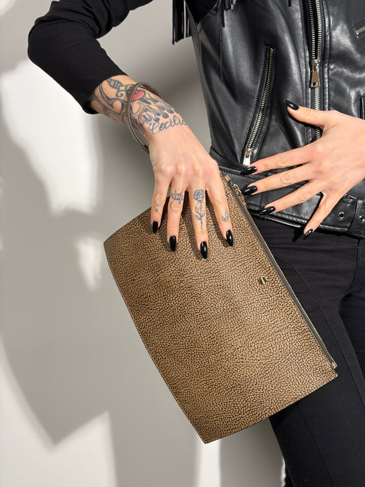 Pochette Borbonese marrone