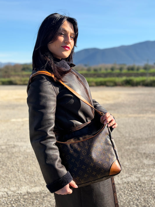 Borsa Boulogne Louis Vuitton marrone