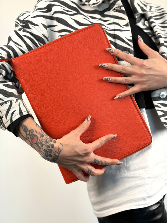 Portadocumenti Fendi arancione