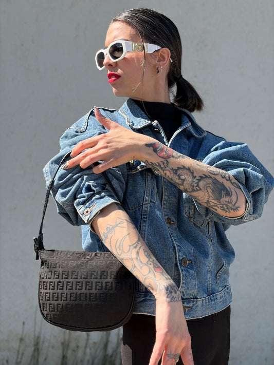 Borsa Fendi Zucchino nera