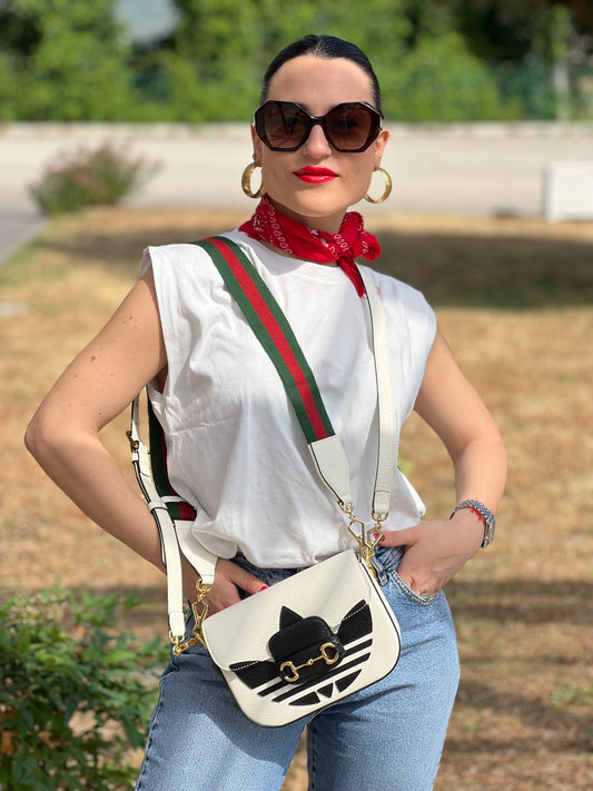 Tracolla Horsebit Gucci x Adidas