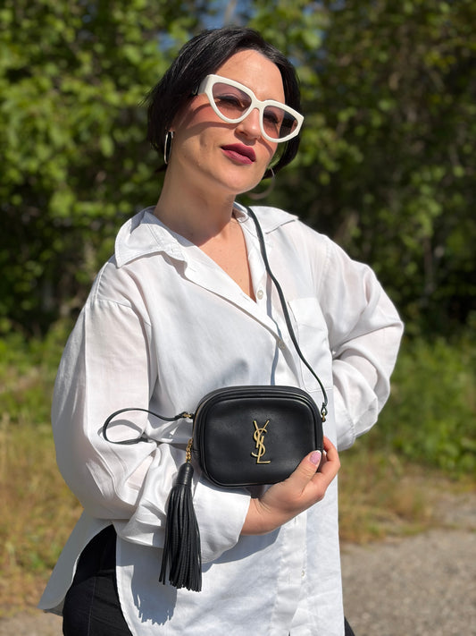 Borsa Blogger Bag Saint Laurent nera