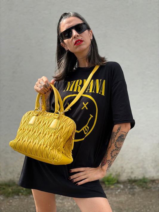 Satchel matelassé Miu Miu