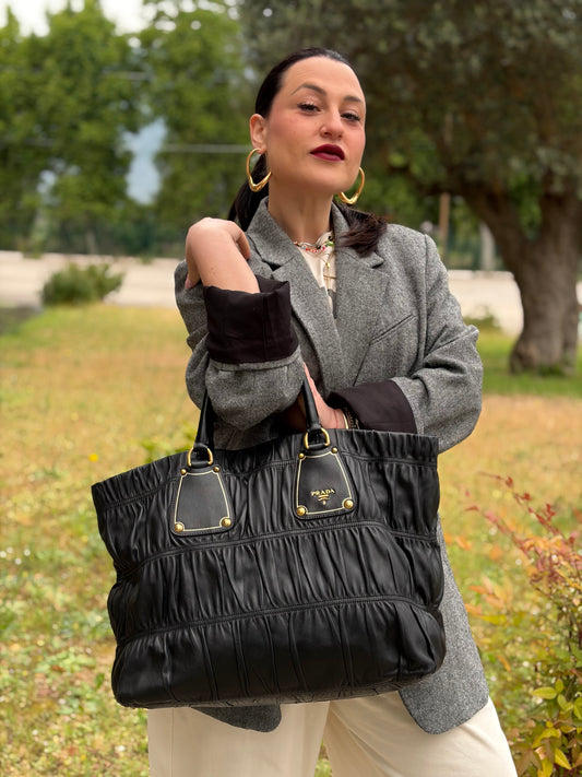 Borsa Prada gaufré