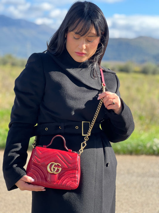 Borsa Gucci Marmont rossa