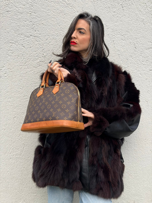 Alma PM Louis Vuitton marrone