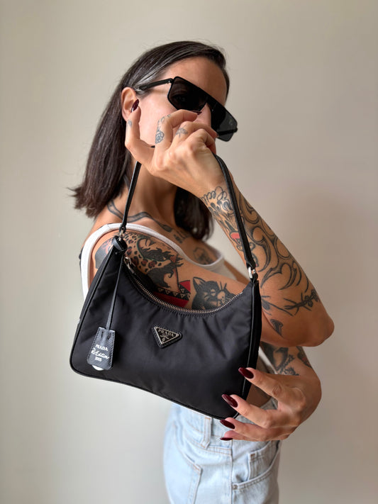 Borsa Prada Re-Edition 2005 nera