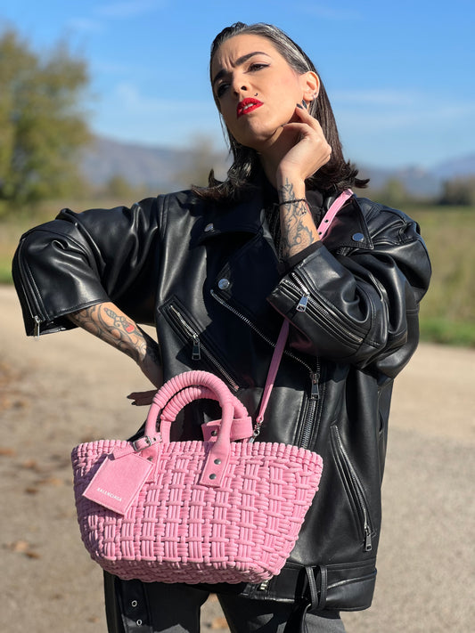 Borsa Balenciaga Bistro Basket