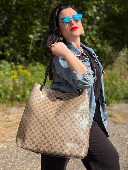 Tote Gucci GG Crystal