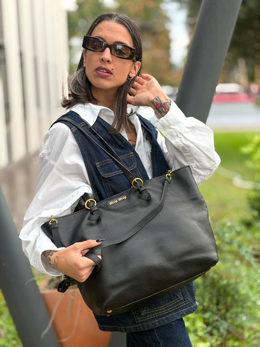 Borsa Miu Miu nera