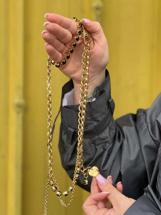 Cinta D&G con strass di cristallo