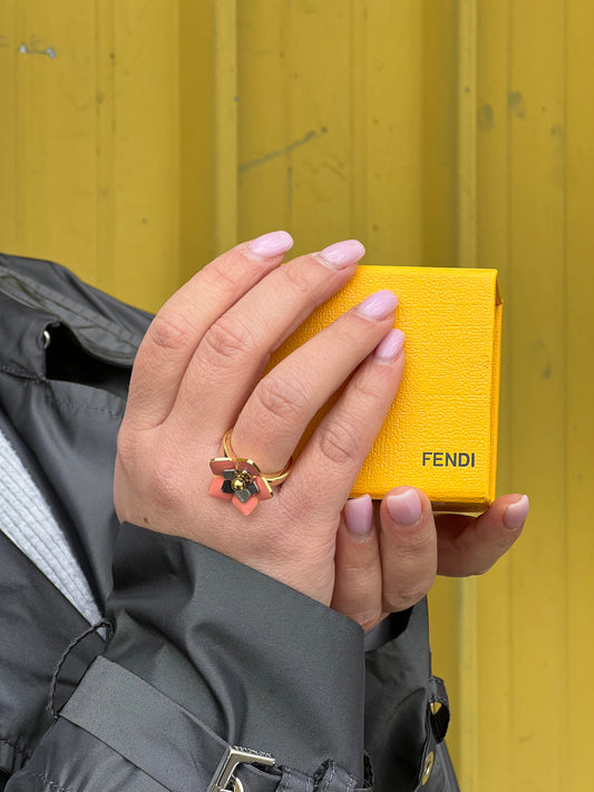 Anello Fendi fiore