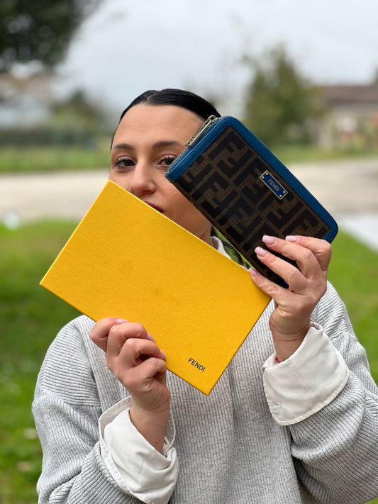 Portafoglio Fendi Zucca