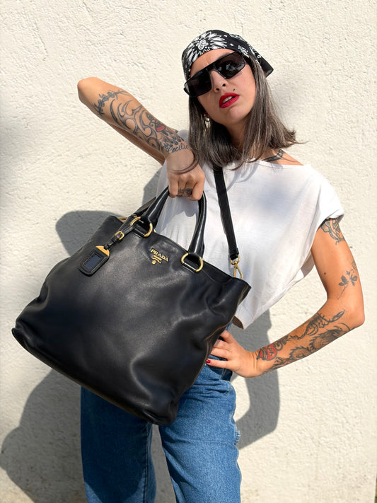 Tote Prada nera