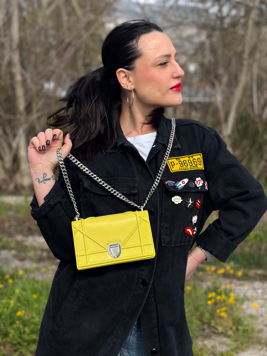 Tracolla Christian Dior Diorama gialla