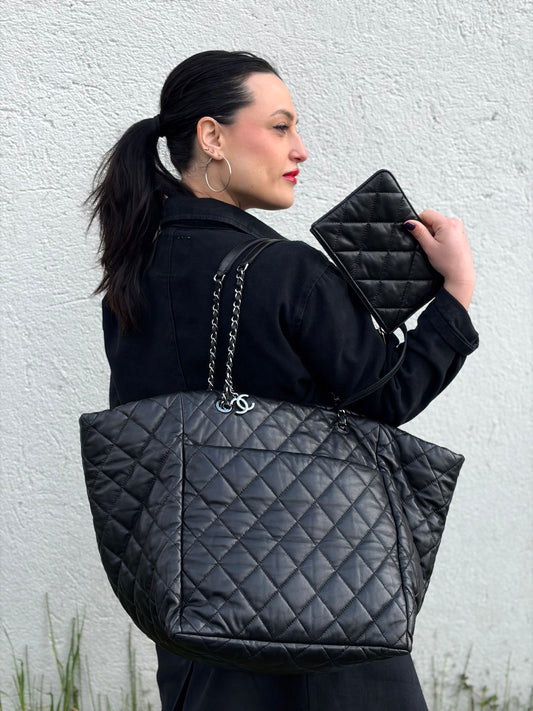 Tote Chanel Week End On Mars nera