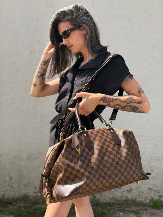 Borsone Vaslav Damier Ébène Louis Vuitton