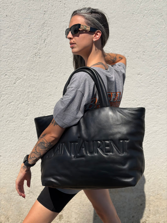 Sac New Tote Saint Laurent nera
